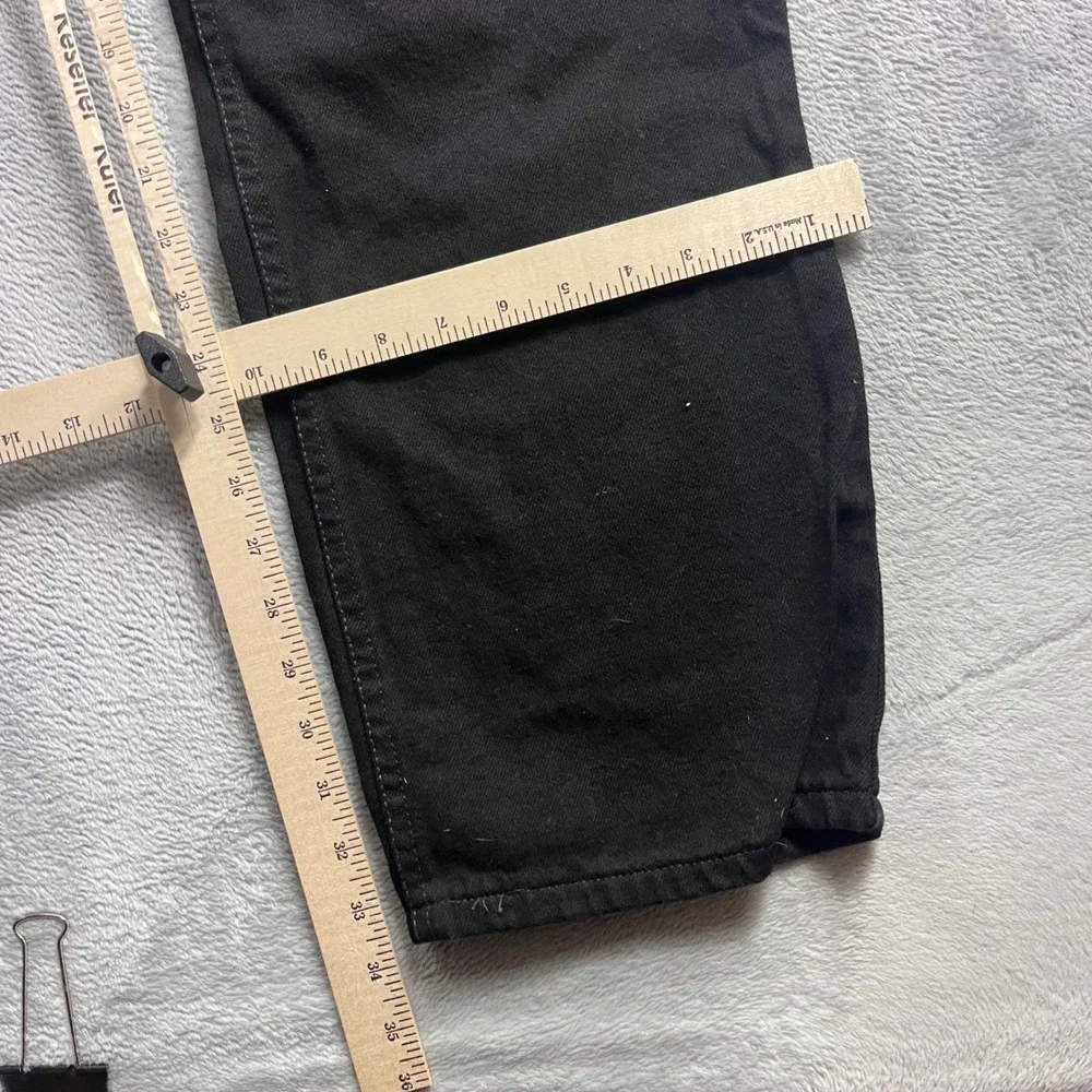 Levis 550 Relaxed Fit Black Jeans Mens 36x34‎ NWT Tapered Leg Denim Pants